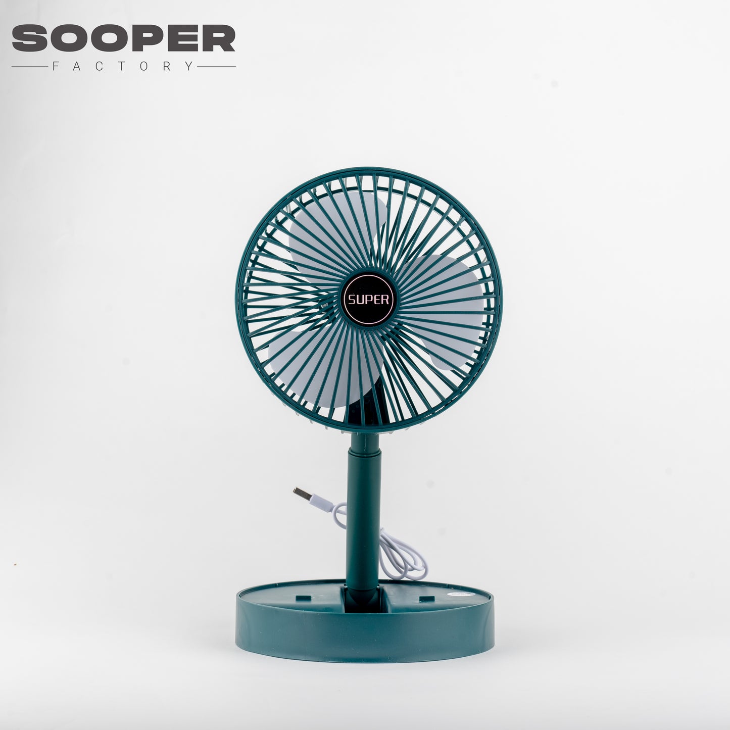 Powerful Rechargeable High-Speed Table Desk Fan