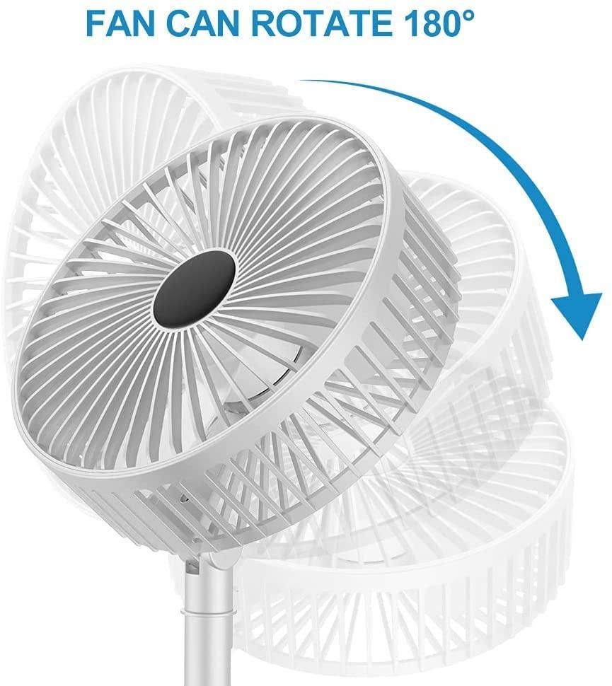 Powerful Rechargeable High-Speed Table Desk Fan